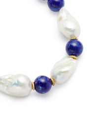 19-inch Baroque Pearls with 18kt Gold and Diamond Rondelles