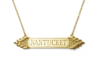 The Quarterboard Necklace™ in 18kt Gold