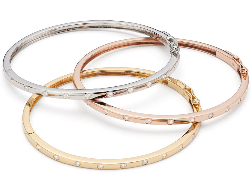 Pierre cardin triple bangle set store