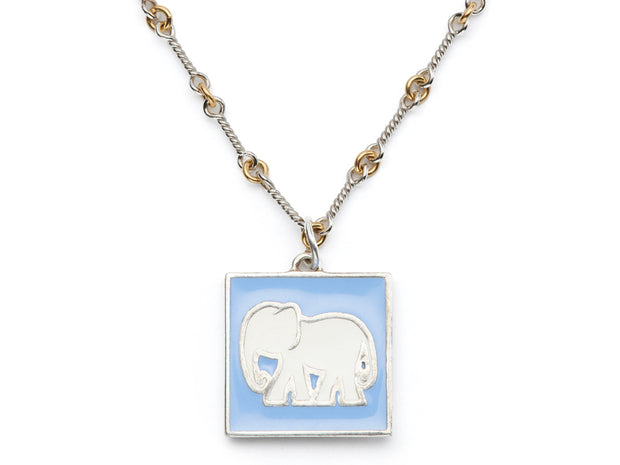The White Elephant Charm in Sterling Silver