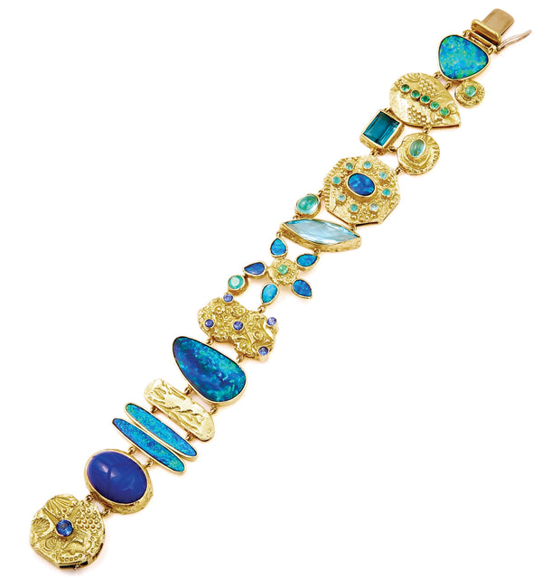 Australian Opal Link Bracelet