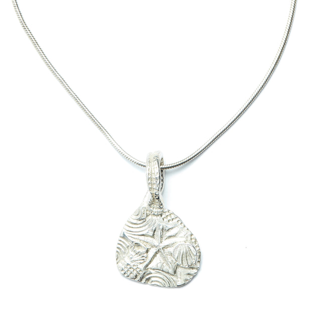 The Beach Pendant in Sterling Silver