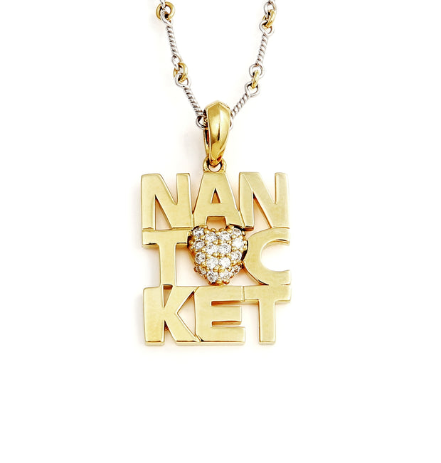 Nantucket Pendant set with Diamonds
