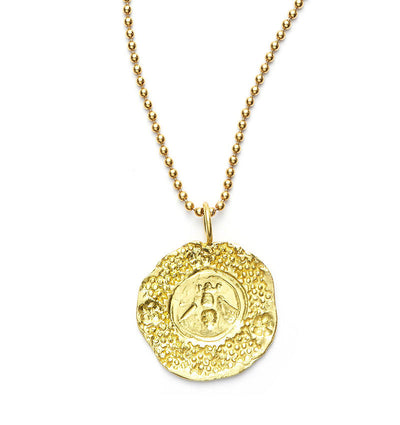Bee Pendant in 18kt Yellow Gold