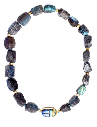 Hammered Labradorite Necklace