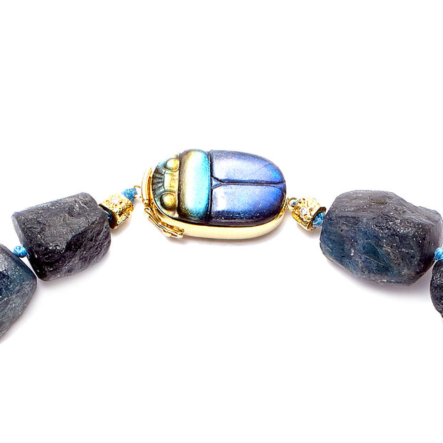 Hammered Labradorite Necklace