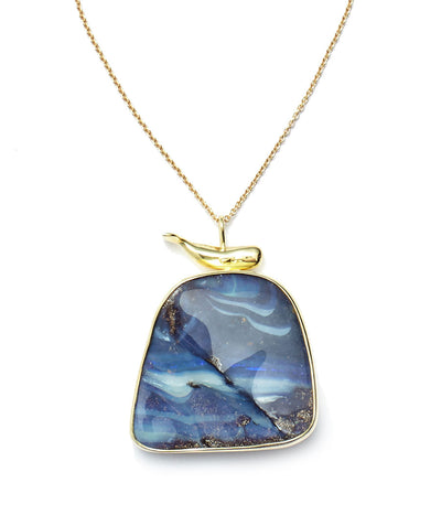 Nantucket Nocturne Opal Pendant