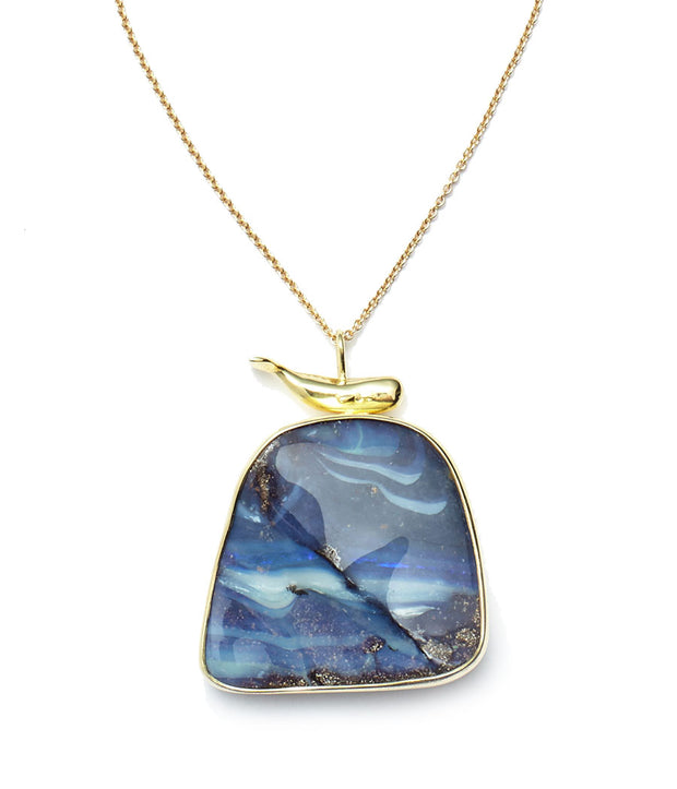 Nantucket Nocturne Opal Pendant