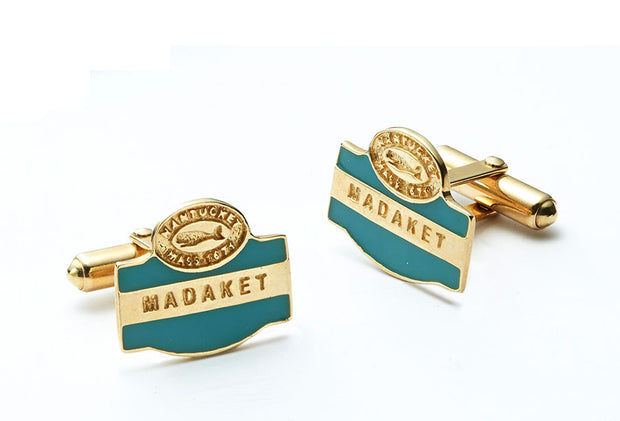 Nantucket Cufflinks from the Nantucket Sign Collection™ in 14kt Gold