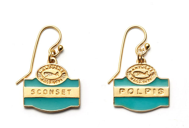 Nantucket Sign Collection Earrings