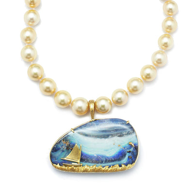 Setting Sail Opal Pendant
