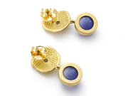 18kt Gold and Tanzanite “Star and Sea” Earrings