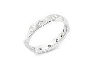 Ben’s Band with Diamonds in 14kt White Gold