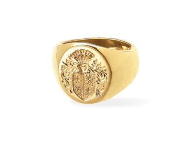 The Big Boy Signet Ring in 18kt Gold
