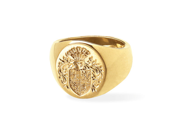 The Big Boy Signet Ring in 18kt Gold