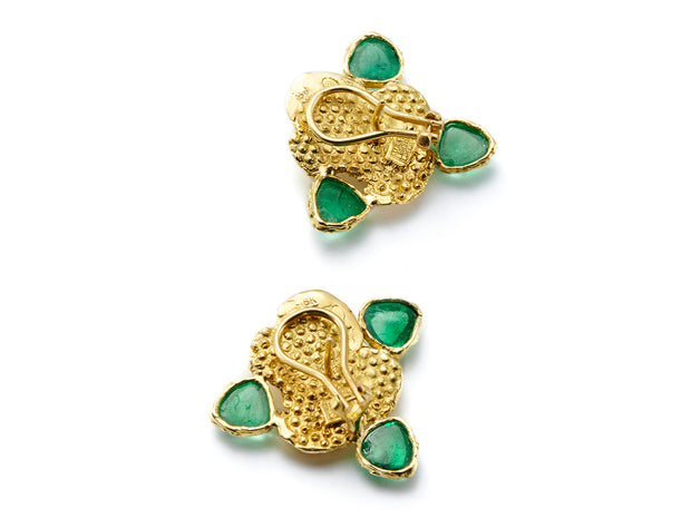 Emerald Cloud Earrings