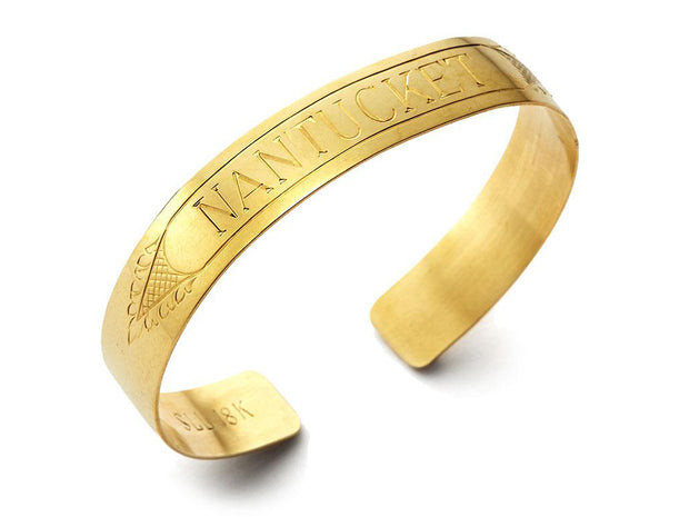 The Quarterboard Cuff™ in 18kt Yellow Gold