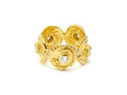 The Minou Ring set with Diamonds in 18kt Gold