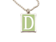The Alphabet Collection™ Sterling Silver Charm - Greenwich Green