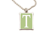 The Alphabet Collection™ Sterling Silver Charm - Greenwich Green