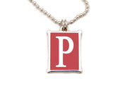 The Alphabet Collection™ Sterling Silver Charm - Nantucket Red
