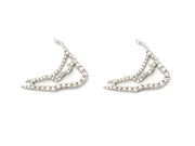 Nantucket in Diamonds Map Earrings