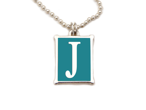 The Alphabet Collection™ Sterling Silver Charm - Tuckernuck Turquoise