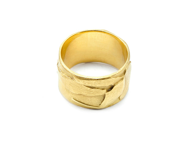 Tuscany Wide Band Ring in 18kt Gold