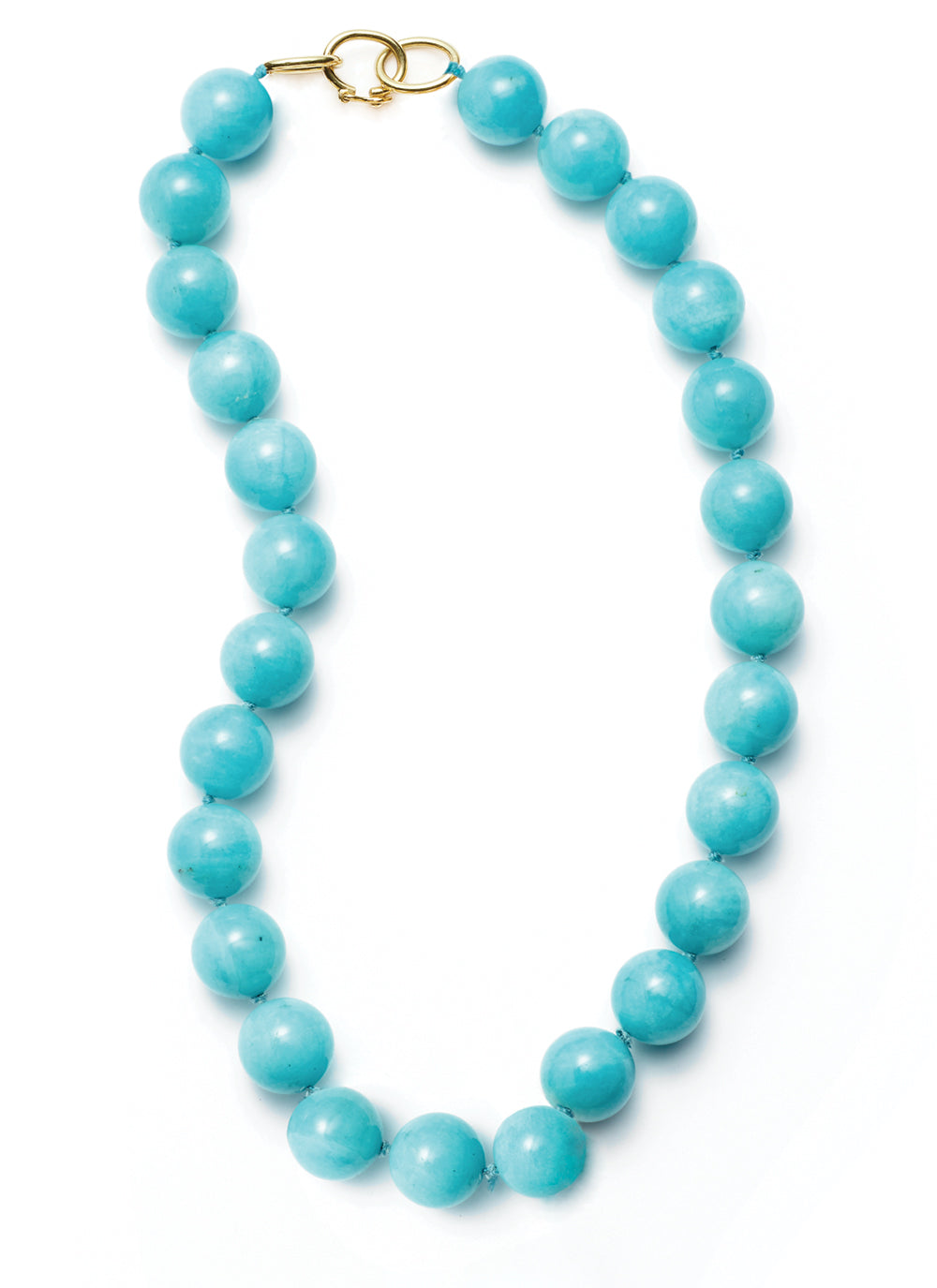 18 inch Amazonite Bead Necklace Susan Lister Locke