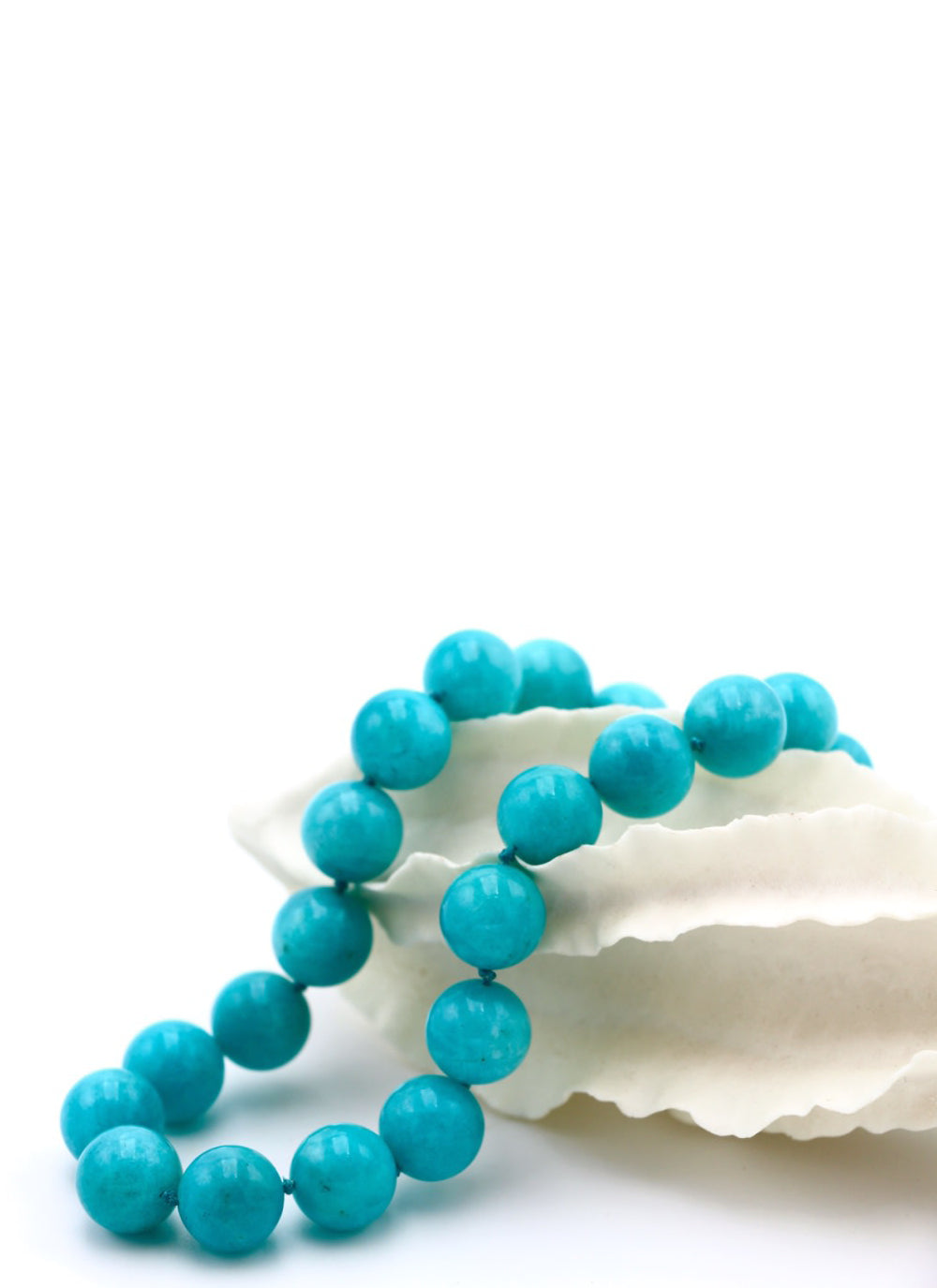 18 inch Amazonite Bead Necklace Susan Lister Locke