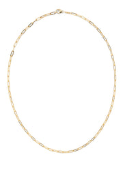 18-inch Baby Paper Clip Chain in 18kt Gold
