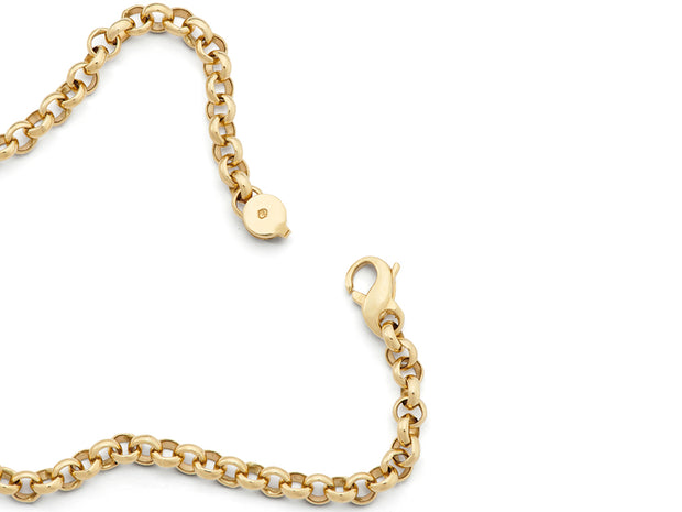 7-inch Rolo Chain Bracelet in 14kt Gold