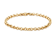 Rolo Chain Bracelet in 14kt Gold