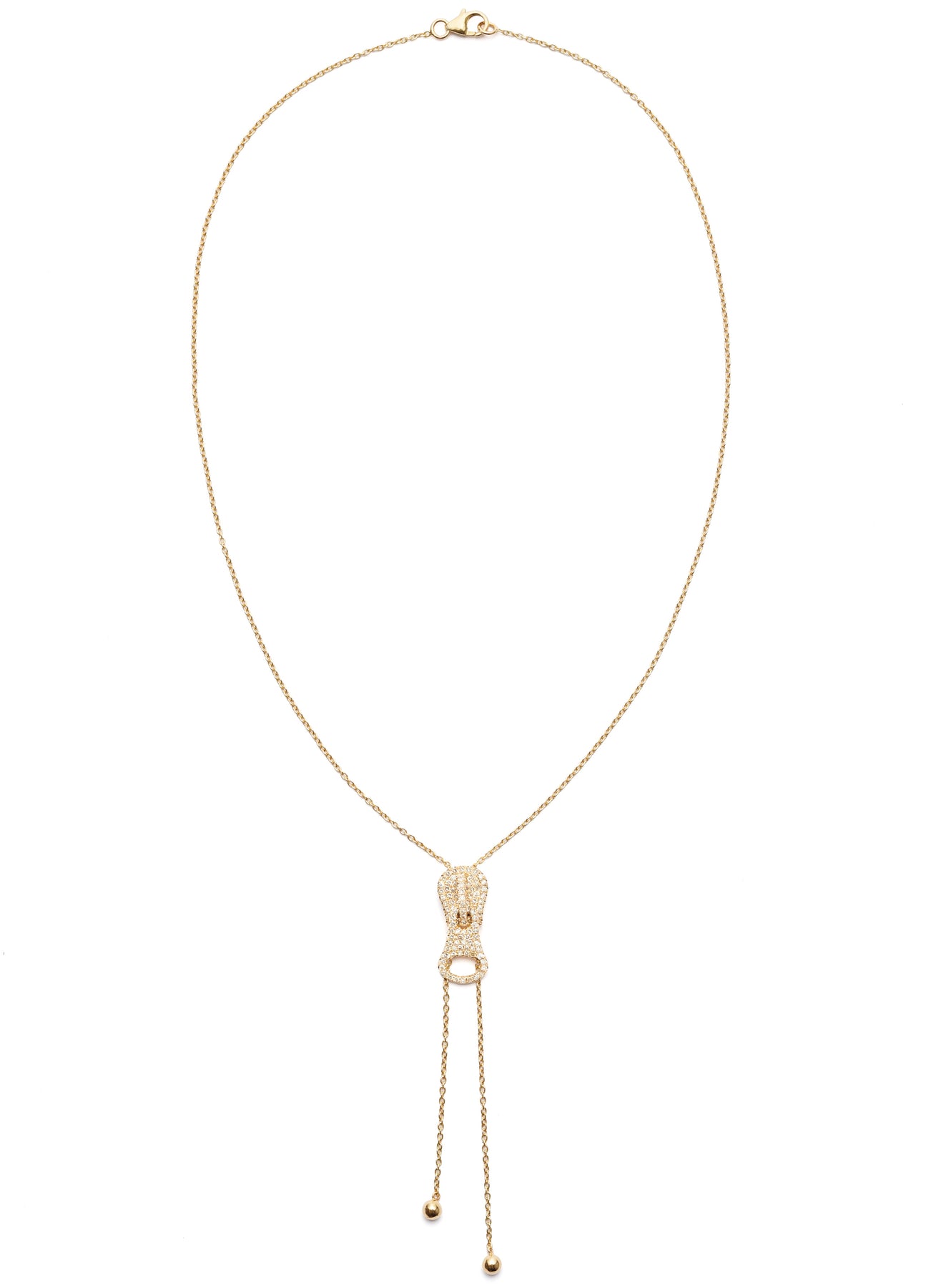 Vintage Gold Tone Adjustable Zipper Necklace – Makes a great Gift! – Go  Auto Van