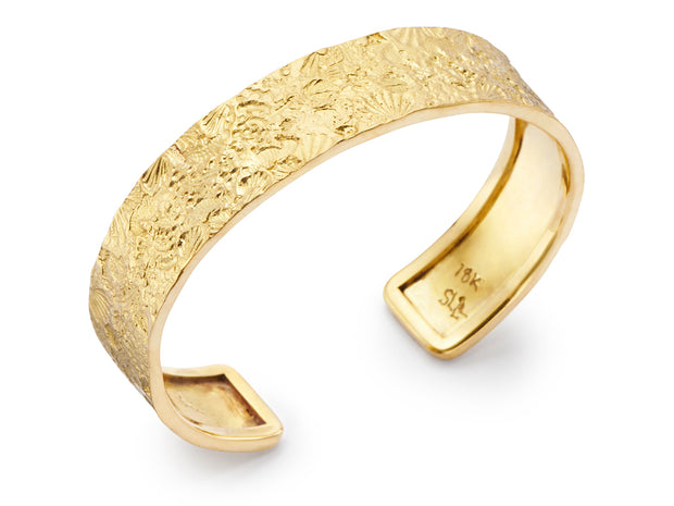 Seascape Cuff Bracelet in 18kt Gold
