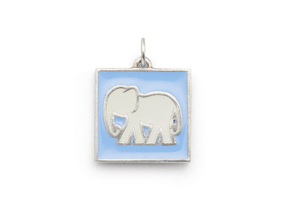 The White Elephant Charm in Sterling Silver