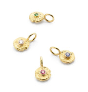 The “Seaquin” Collection Charm with Pink Spinel in 18kt Gold