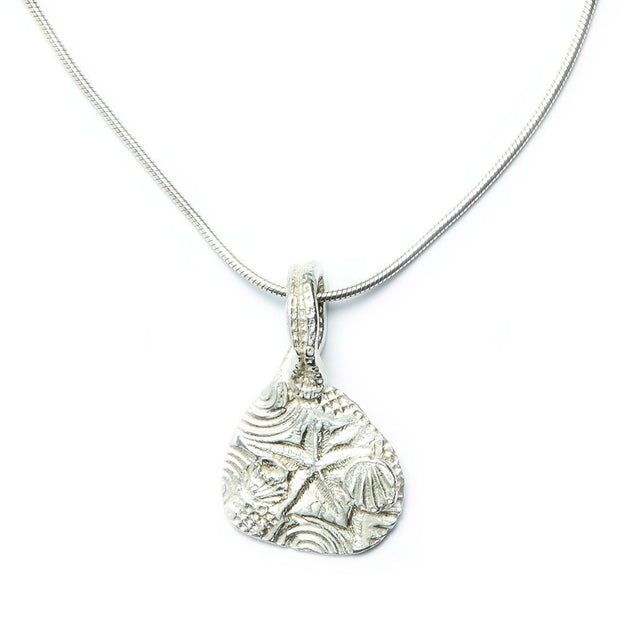 The Beach Pendant in Sterling Silver