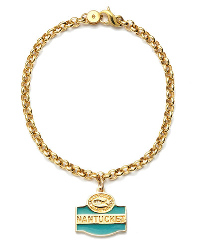 The Rolo Chain Bracelet in 18kt Gold